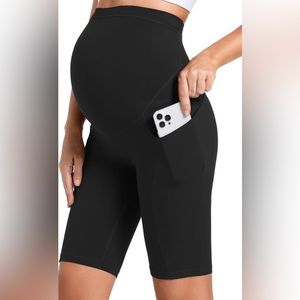 XL 12/14 Maternity Yoga Shorts